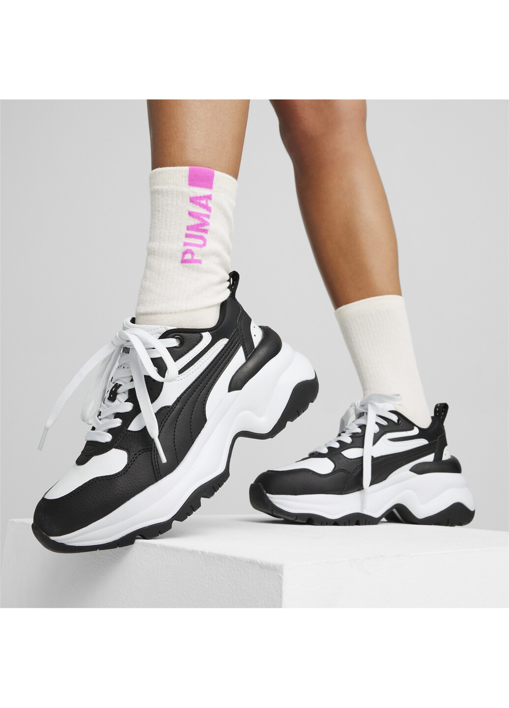 Белые всесезонные кроссовки cilia wedge sneakers women Puma