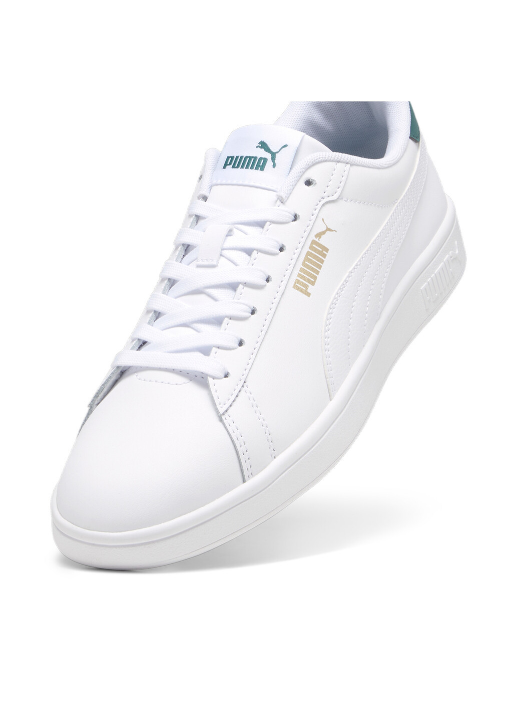 Белые всесезонные кеды smash 3.0 l sneakers Puma