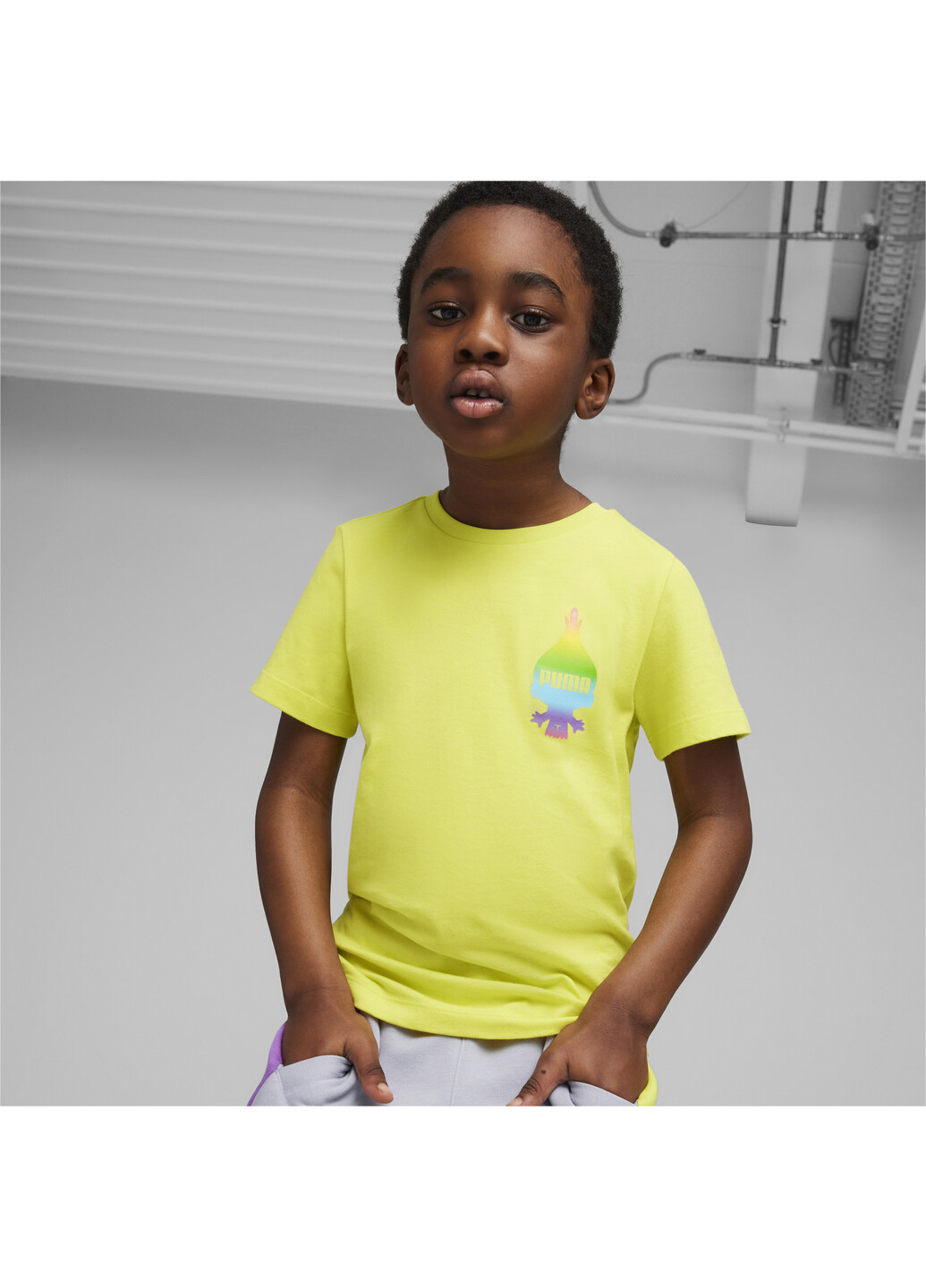 Детская футболка x TROLLS Kids' Tee Puma (278609084)