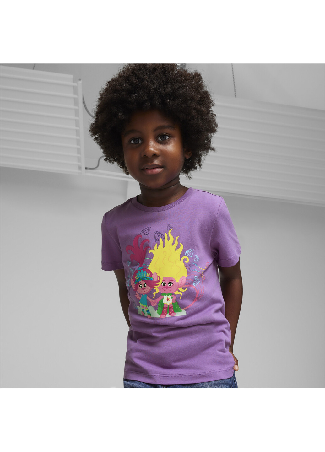 Детская футболка x TROLLS Kids' Tee Puma (278608965)