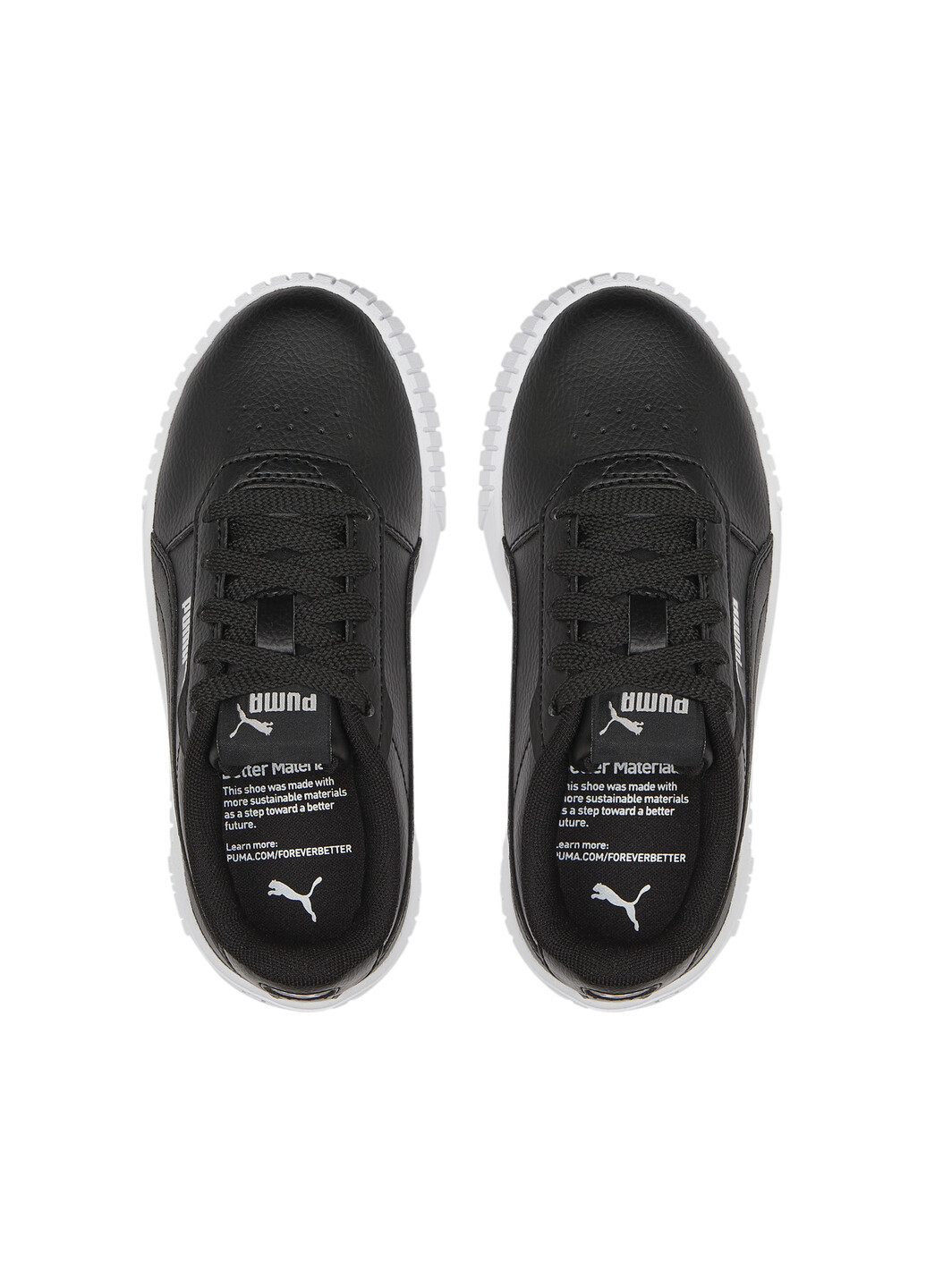 Черные всесезонные детские кроссовки carina 2.0 sneakers kids Puma