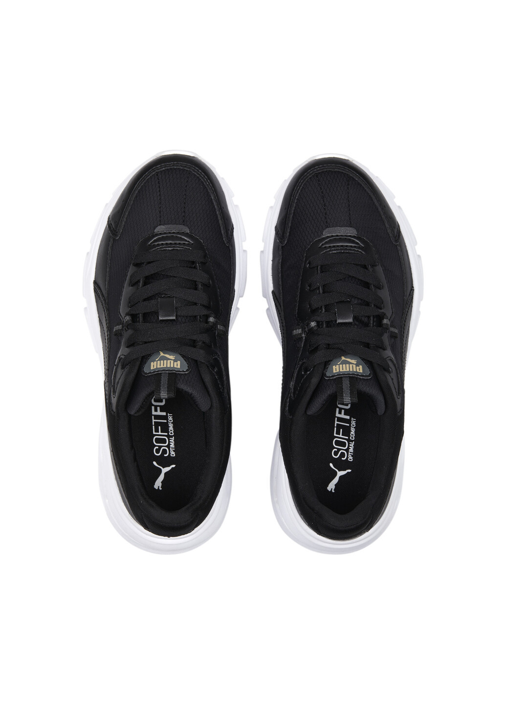 Черные всесезонные кроссовки cassia via sneakers women Puma
