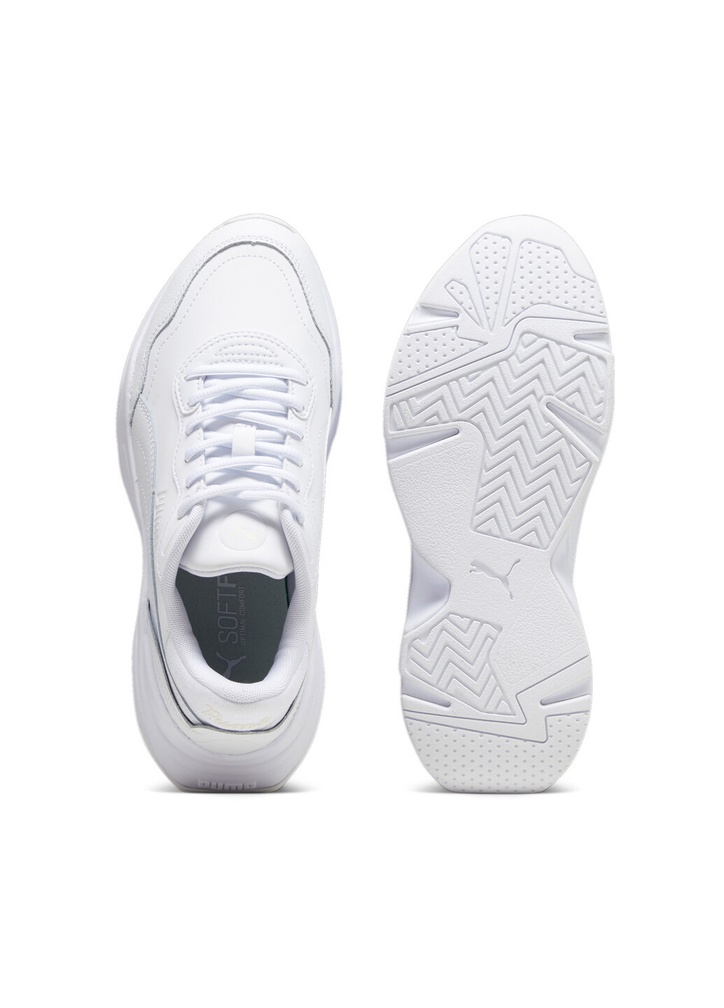 Белые всесезонные кроссовки cassia rose women's sneakers Puma