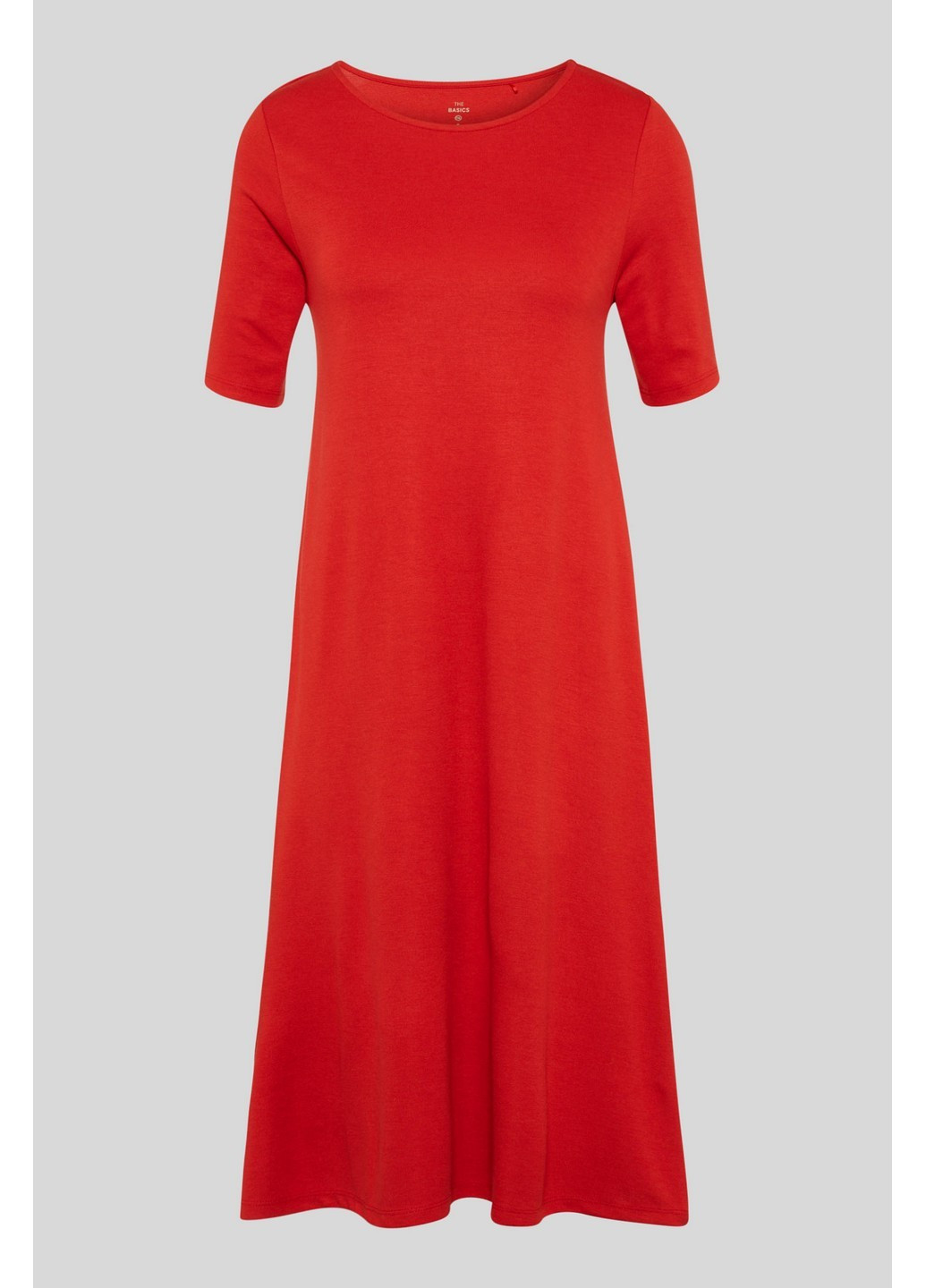 Красное кэжуал платье C&A однотонное