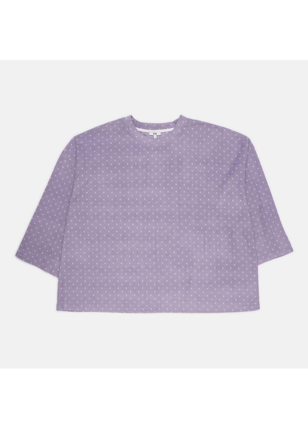 Пижамный свитшот C&A - крой горошек фиолетовый домашний - (282726637)