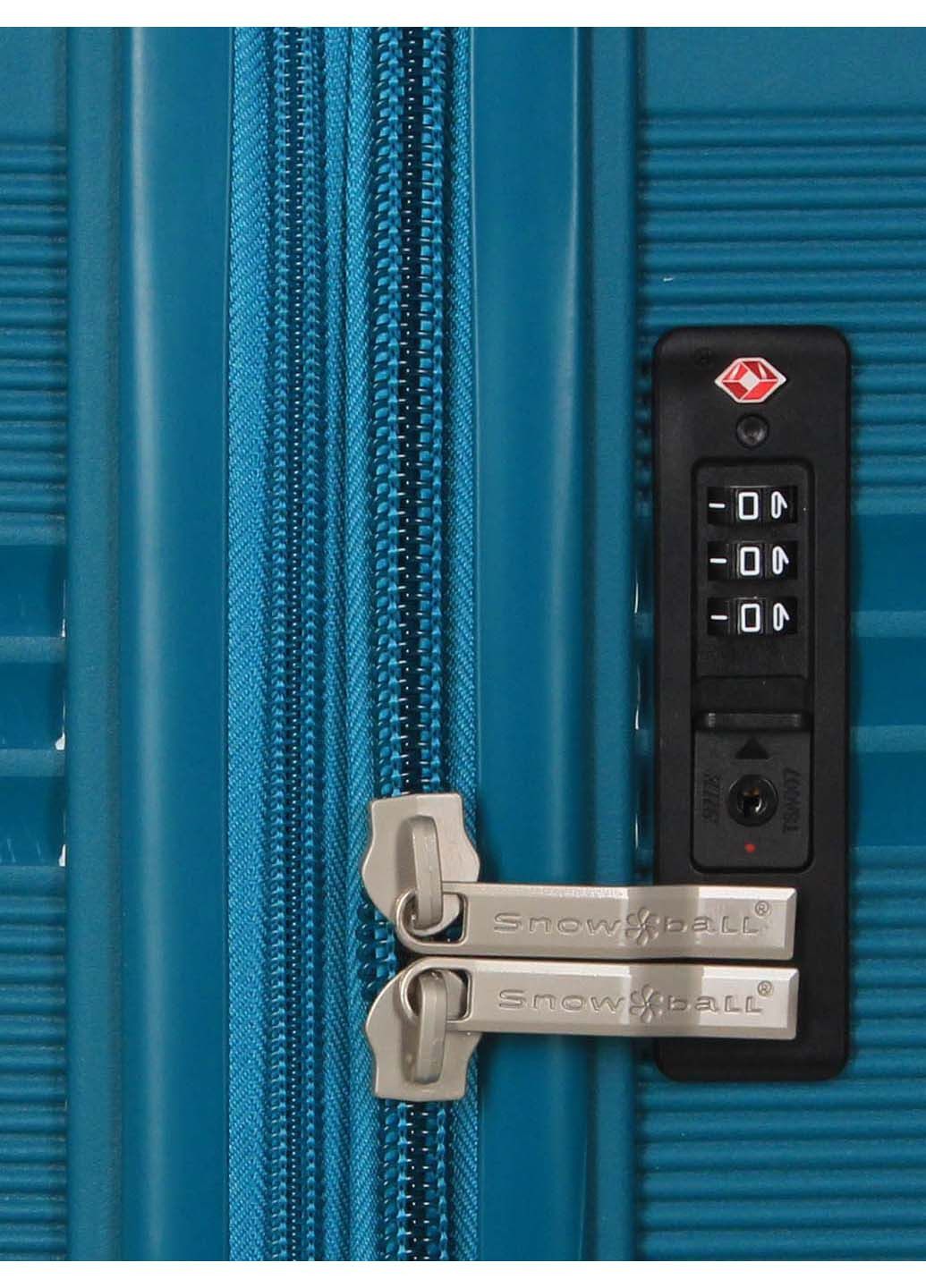 Валіза велика L поліпропілен 21204 76,5×53×31см 99+18л Snowball (290664503)