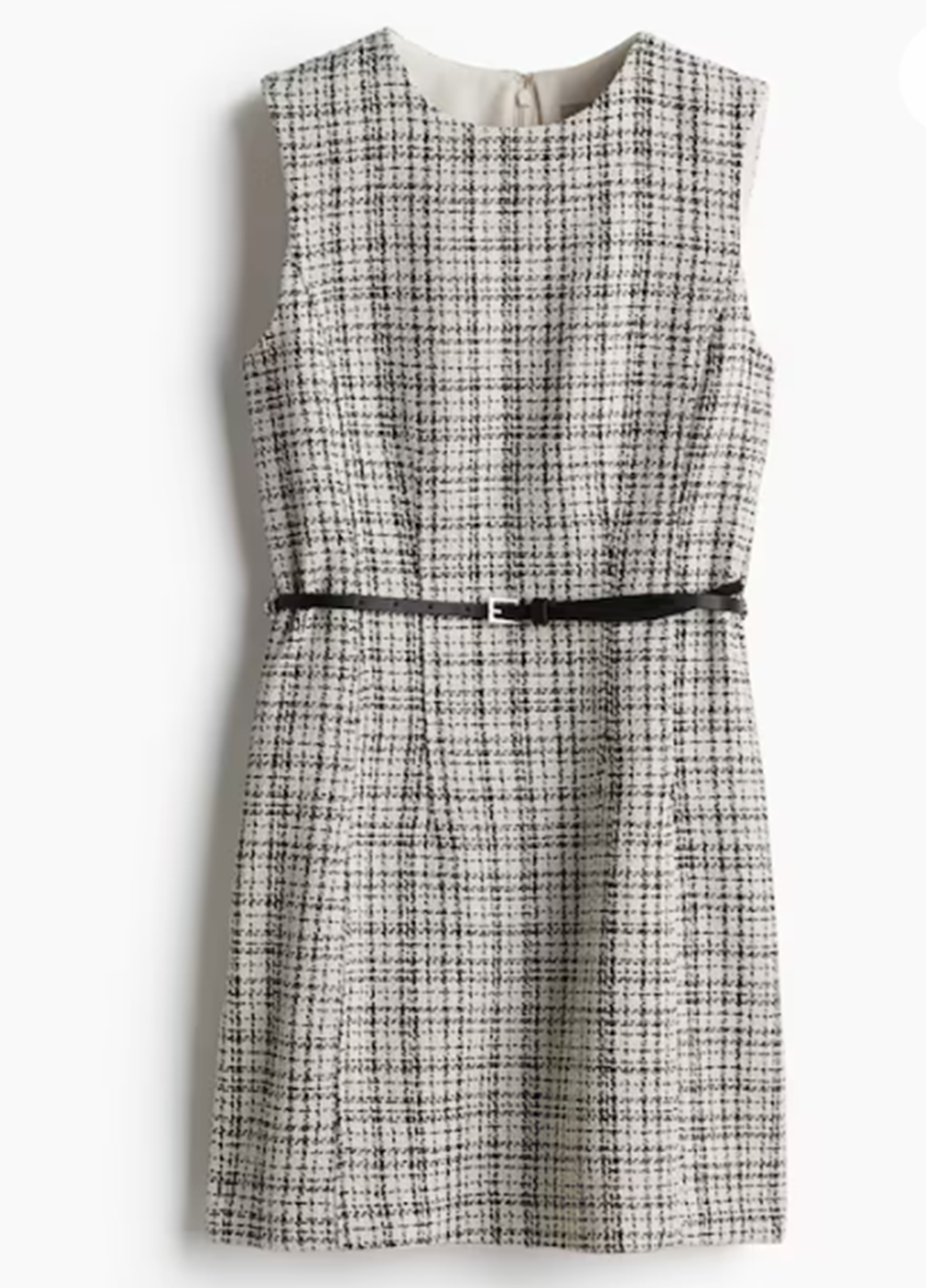 Світло-бежева повсякденний сукня H&M в клітинку