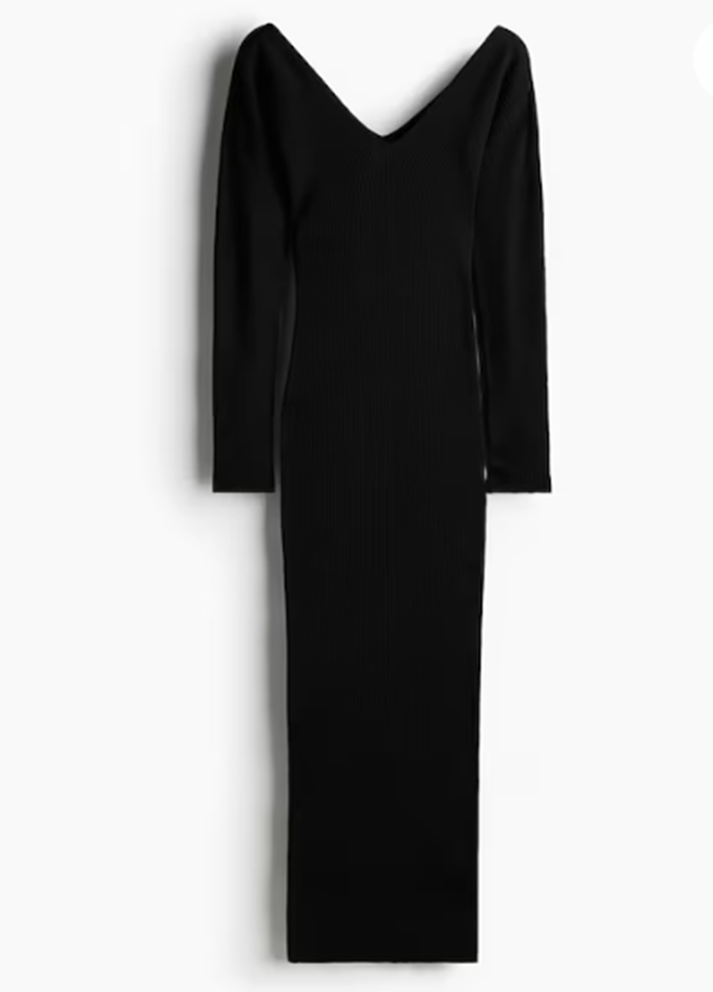 Чорна повсякденний сукня H&M однотонна