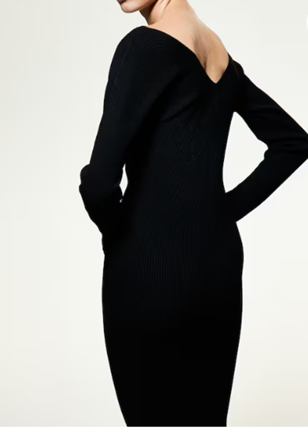 Чорна повсякденний сукня H&M однотонна