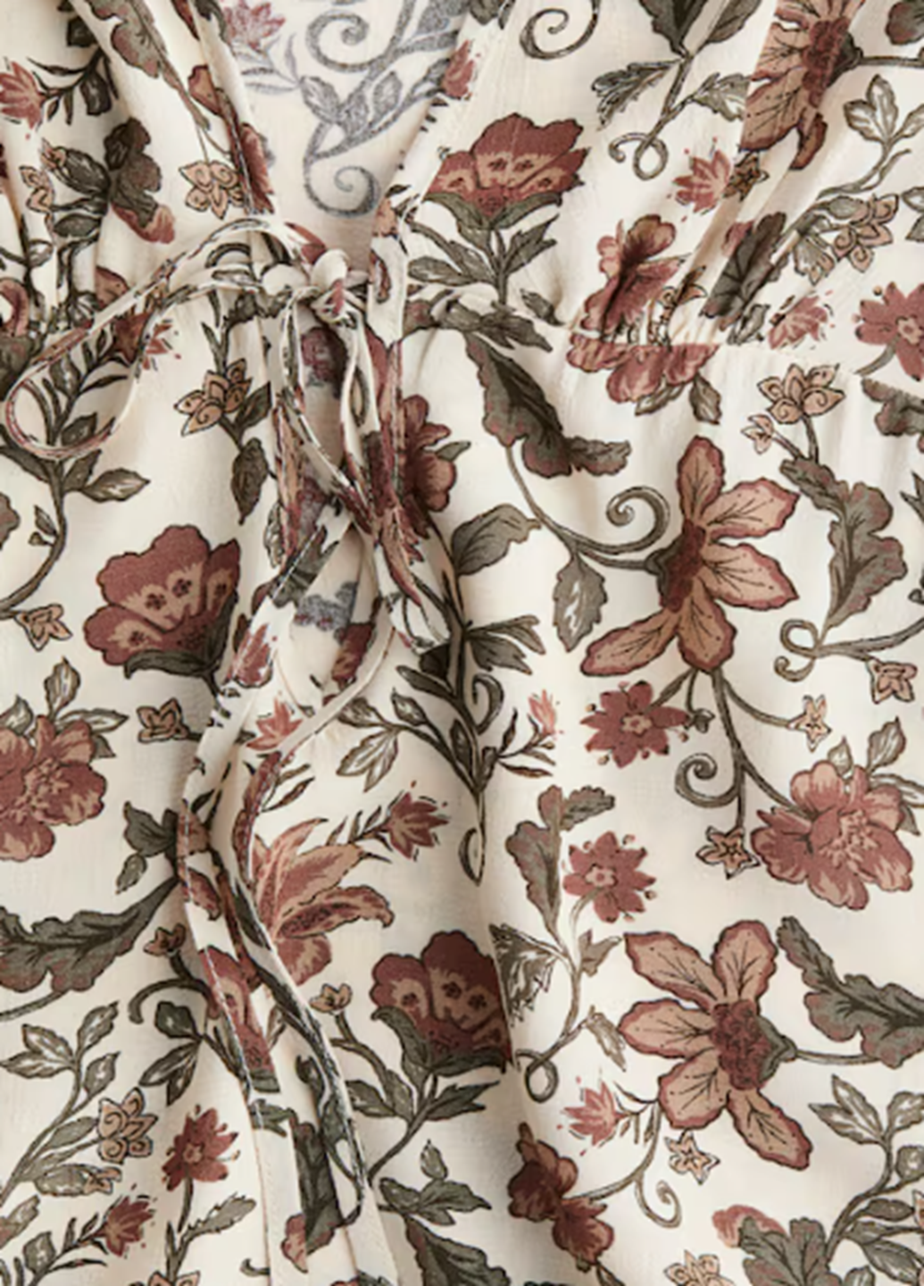 Світло-рожева повсякденний сукня H&M з квітковим принтом