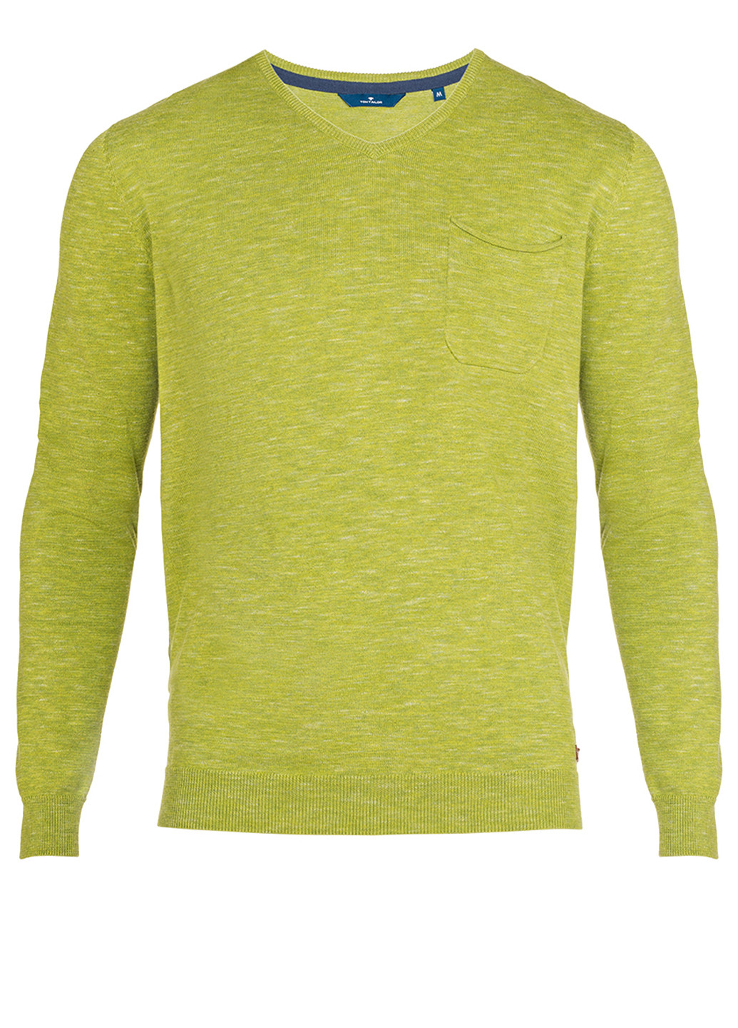 Салатовый демисезонный мужской салатовый свитер пуловер пуловер Tom Tailor