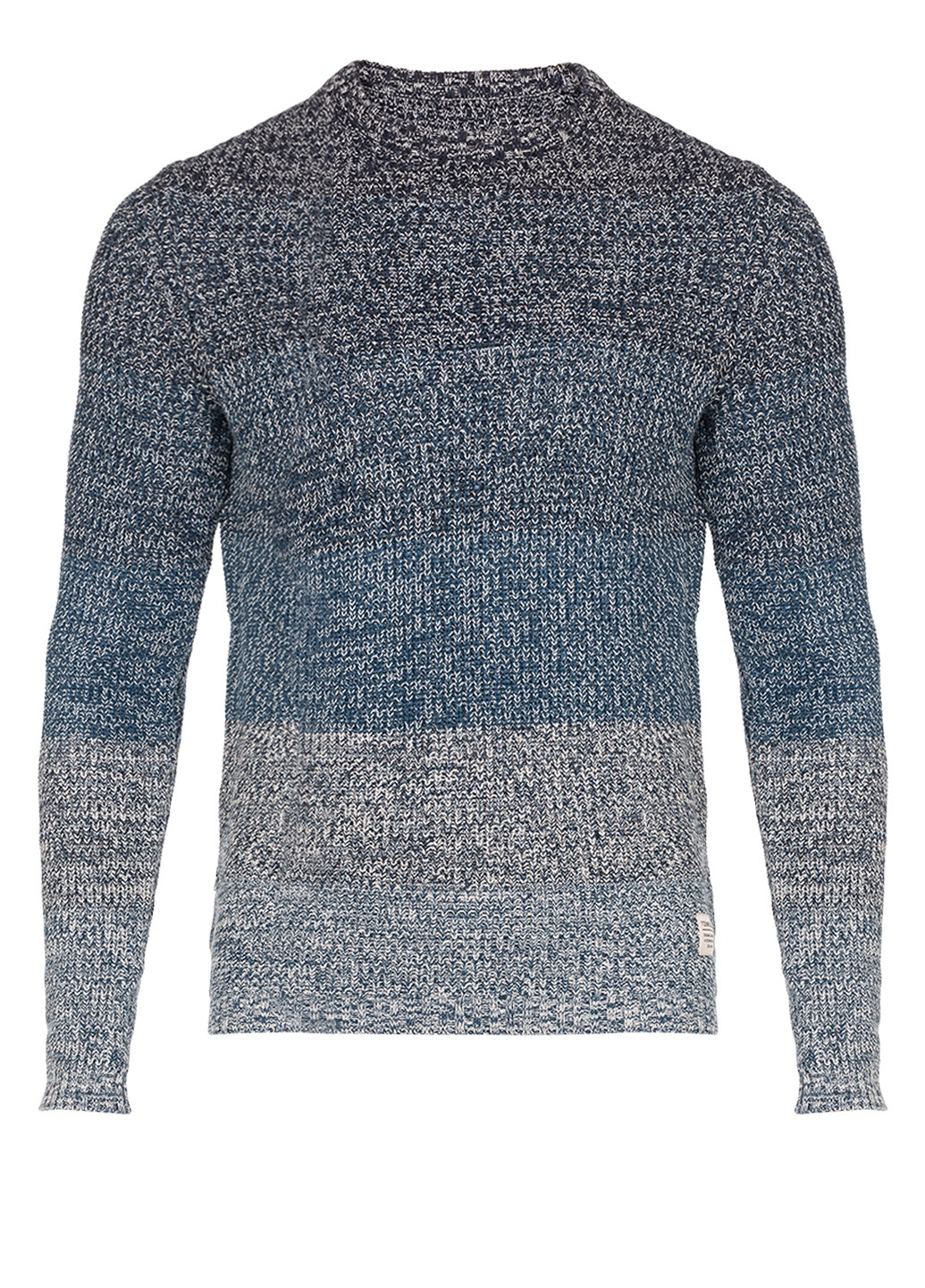 Синій зимовий чоловічий в'язаний светр джемпер Tom Tailor