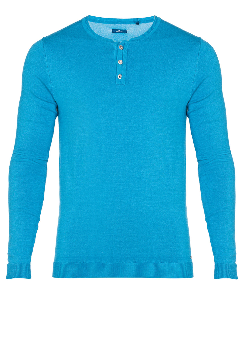 Голубой летний мужской голубой свитер джемпер Tom Tailor