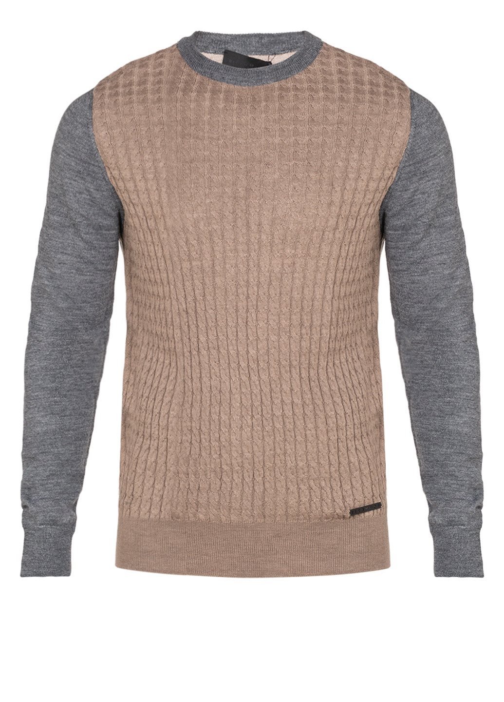 Коричневий демісезонний чоловічий трикотажний светр джемпер джемпер Richmond Denim