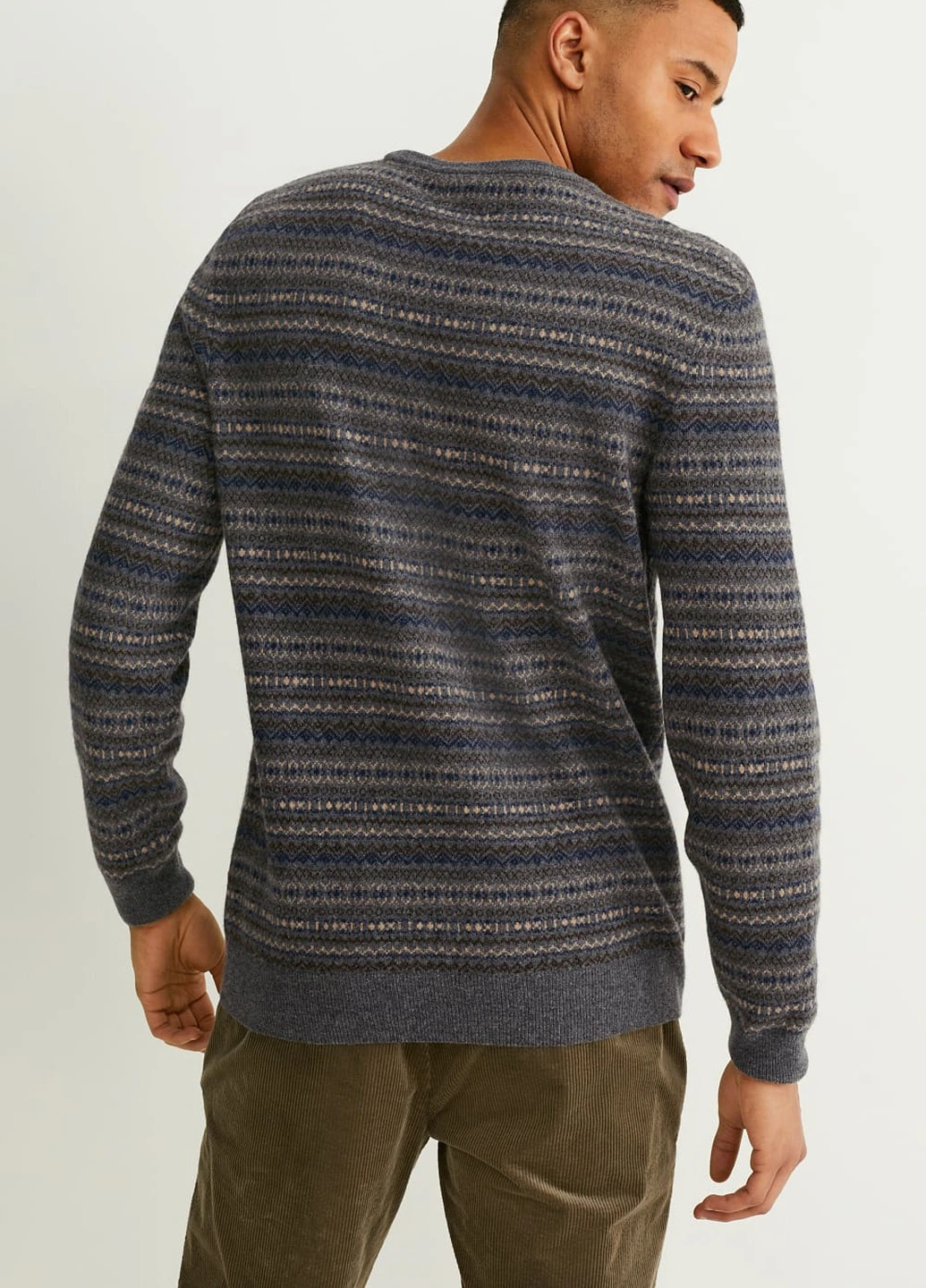 Сірий демісезонний светр C&A