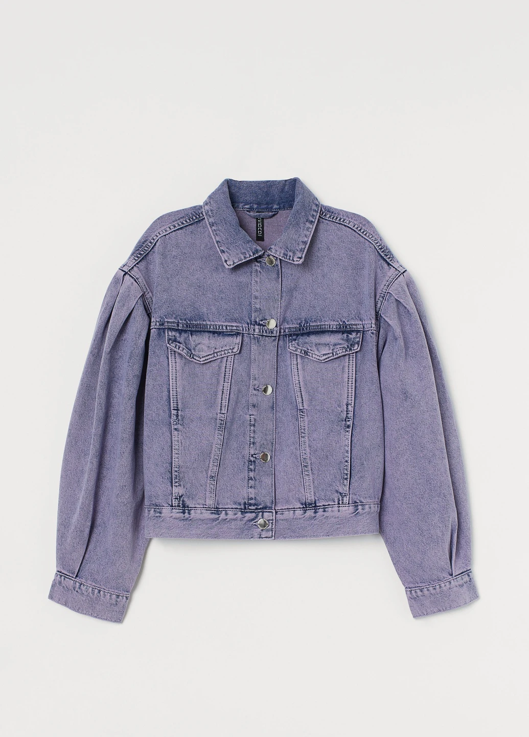 Голубая демисезонная джинсовая куртка H&M
