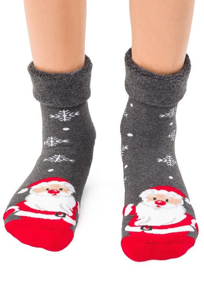 Шкарпетки дитячі новорічні махрові 096 /032 Steven (256600369)