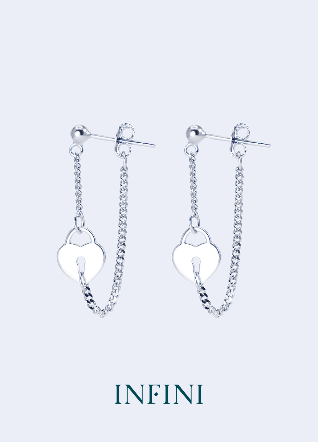 Серьги серебряные Infini (256615132)