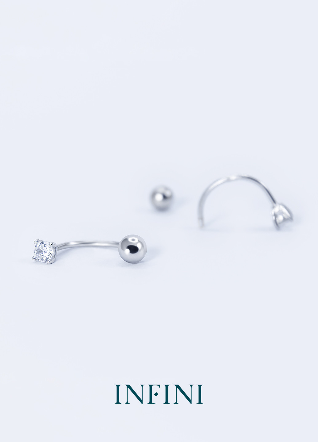 Серьги серебряные Infini (256615137)
