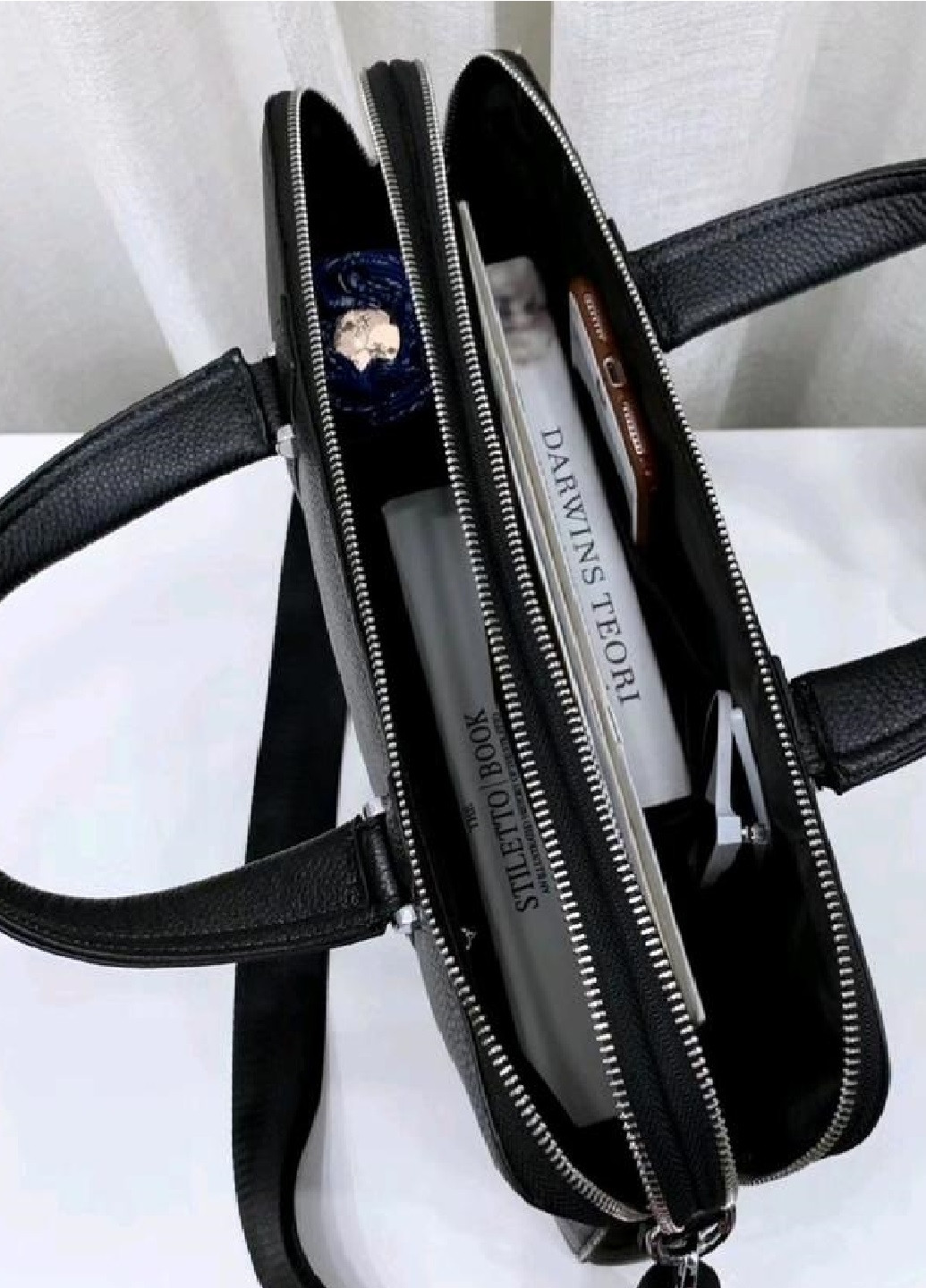 Шкіряна сумка для документів Vishnya (256627411)