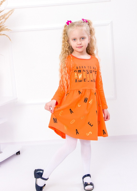 Оранжевое платье для девочки р. 116 оранжевый носи своє (-023-33-v11) Носи своє (256627139)