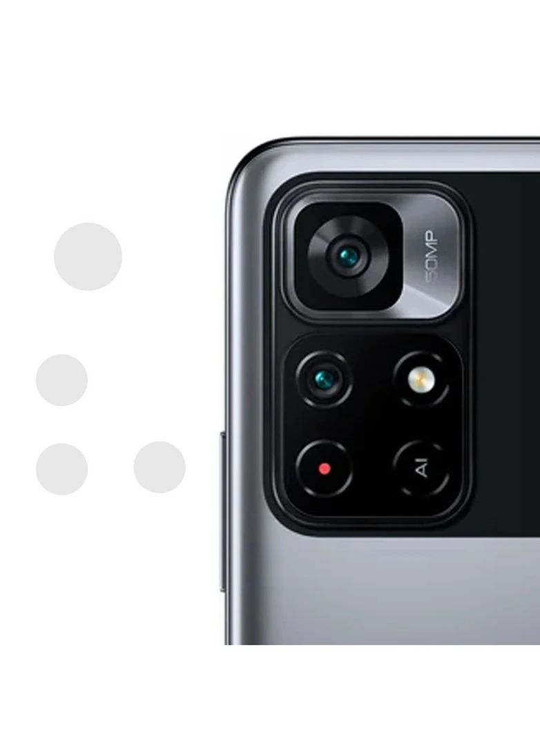 Гнучке захисне скло 0.18mm на камеру (тех.пак) для Xiaomi Poco M4 Pro 5G Прозорий (is_00000052536_1) Epik (256627900)
