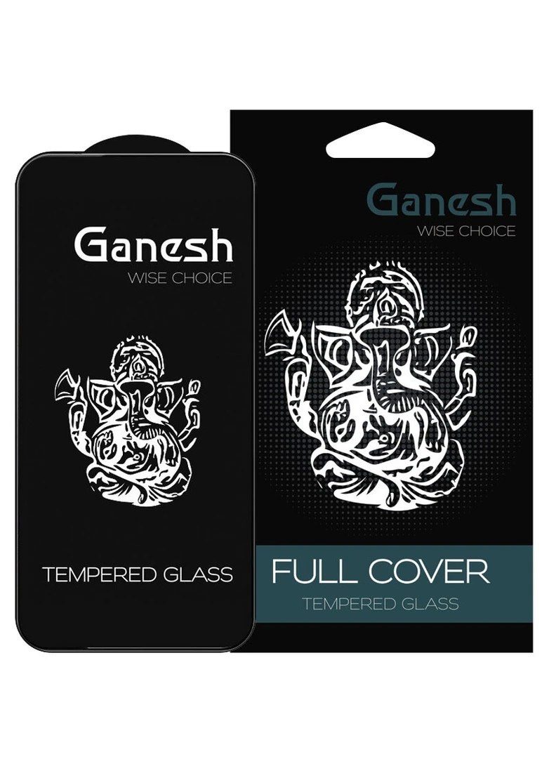 Захисне скло (Full Cover) для Apple iPhone 14 Pro (6.1") Чорний (is_00000055872_1) Ganesh (256627627)