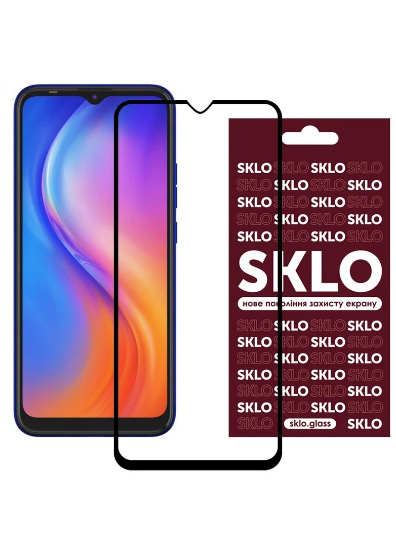 Захисне скло 3D (full glue) для TECNO Spark 6 Go Чорний (is_00000052446_1) SKLO (256628044)