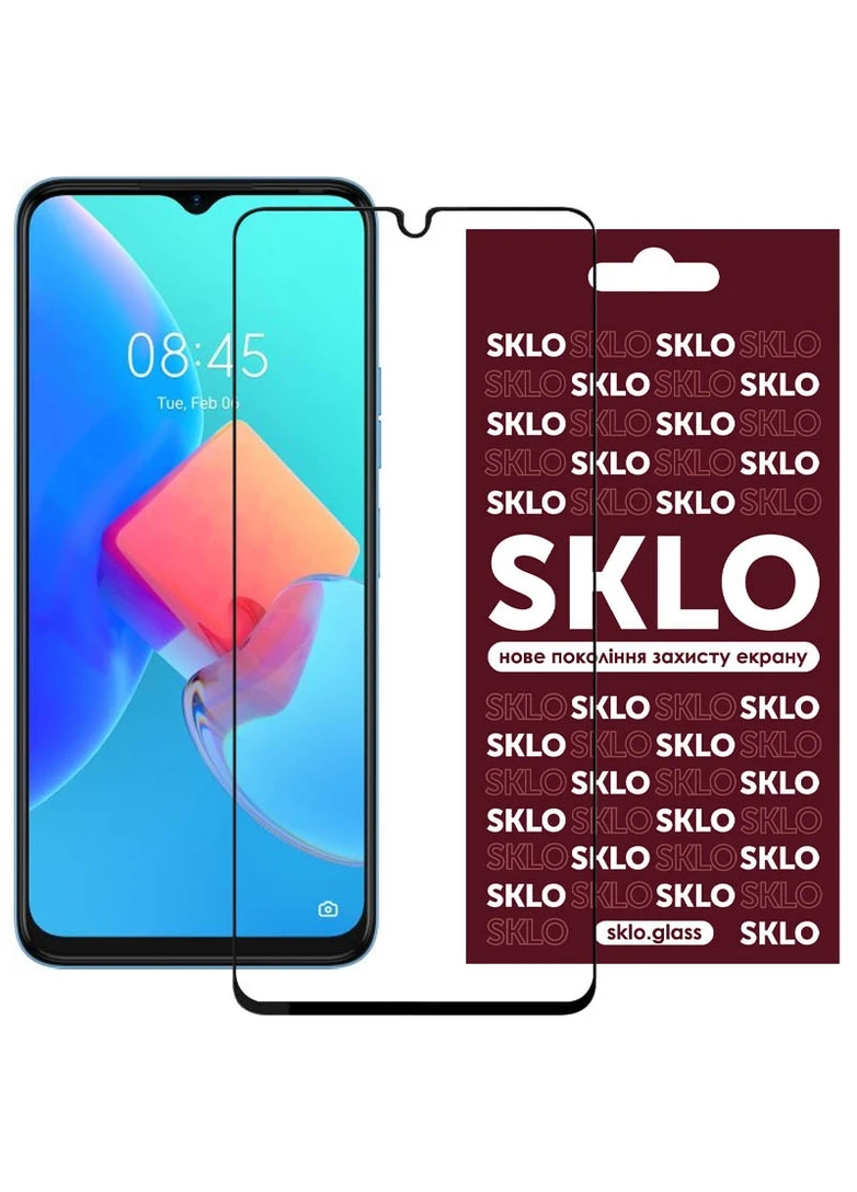 Захисне скло 3D (full glue) для TECNO Spark 9 Pro (KH7n) Чорний (is_00000057395_1) SKLO (256627989)