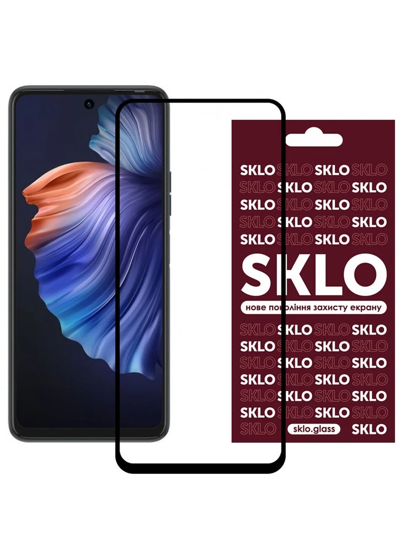 Захисне скло 3D (full glue) для TECNO Camon 18 / Camon 18P Чорний (is_00000052445_1) SKLO (256628028)