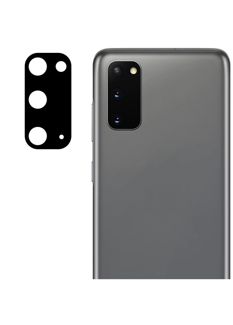 Гибкое защитное стекло 0.18mm на камеру (тех.пак) для Samsung Galaxy S20 Черный (is_00000035510_1) Epik (256627824)
