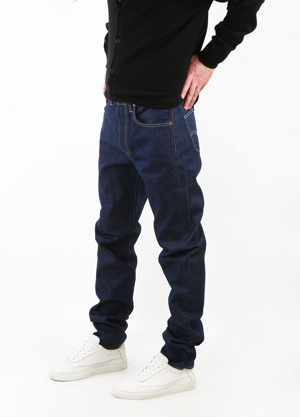 Темно-синие демисезонные джинсы Levi's