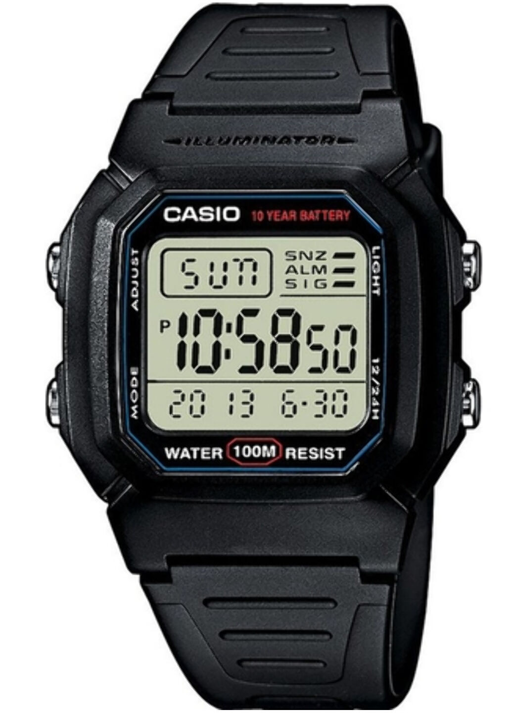 Часы наручные Casio w-800h-1aves (256626840)
