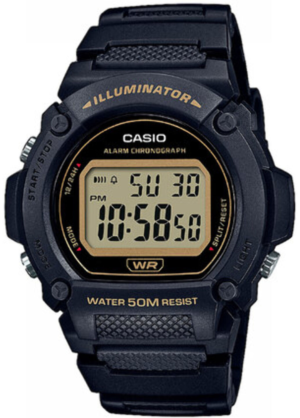 Часы наручные Casio w-219h-1a (256625905)