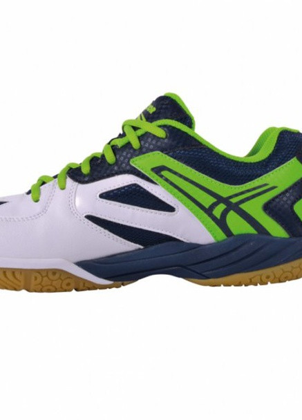 Зеленые всесезонные кроссовки мужские для сквоша a501 indoor white/green unisex - 44 a501-44 Victor