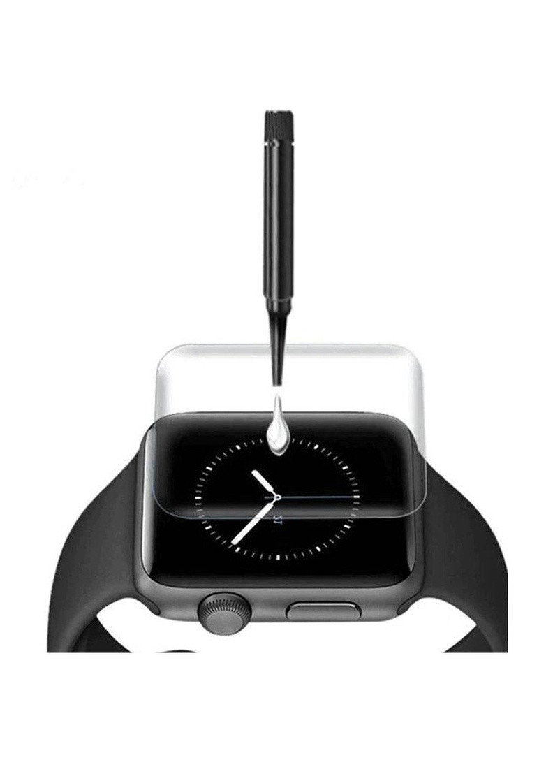Захисне 3D скло з УФ лампою для Apple watch Series 7/8 (41mm) Прозорий (is_00000050975_1) Mocolo (256629255)