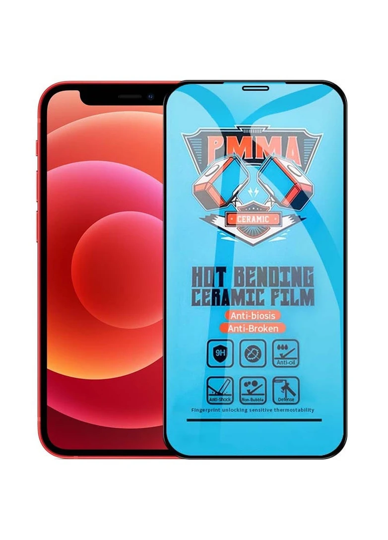Захисна плівка Pro 3D (тех.пак) для Apple iPhone 12 Pro Max (6.7") Чорний (is_00000042707_1) Ceramics (256638771)