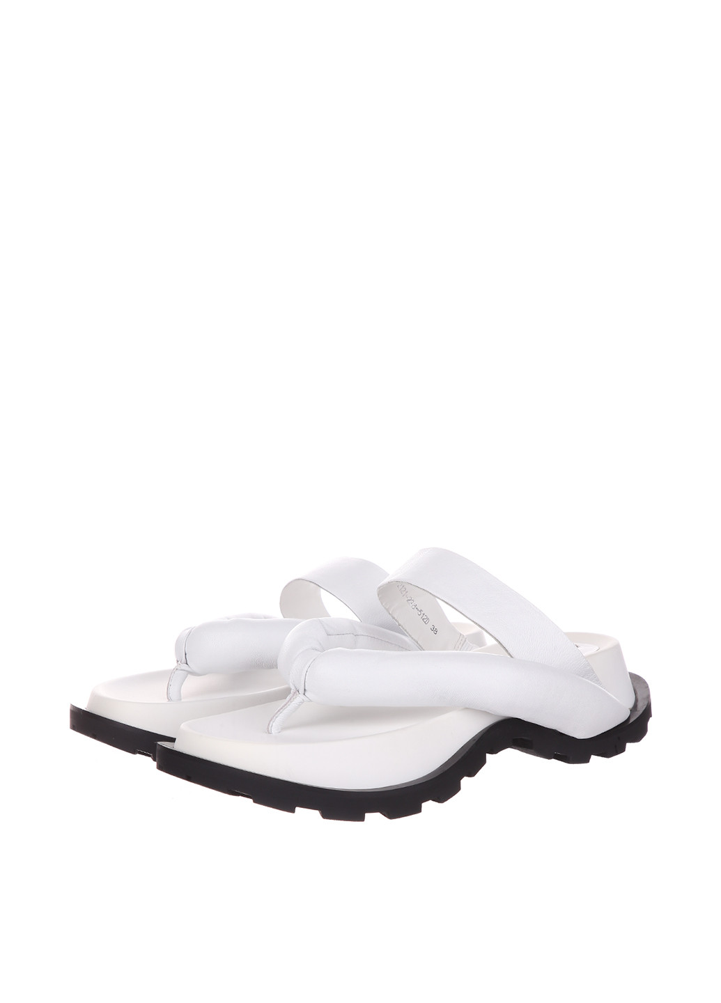 Белые шлепанцы Aidini
