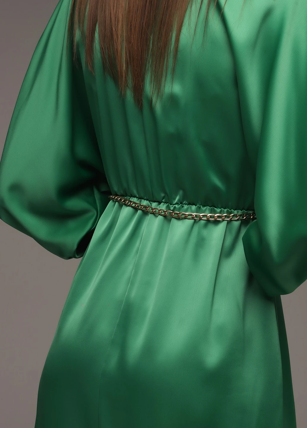 Зелена повсякденний сукня Sateen