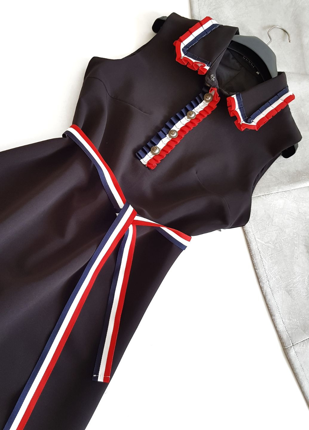 Чорна сукня чорна з пояском No Brand