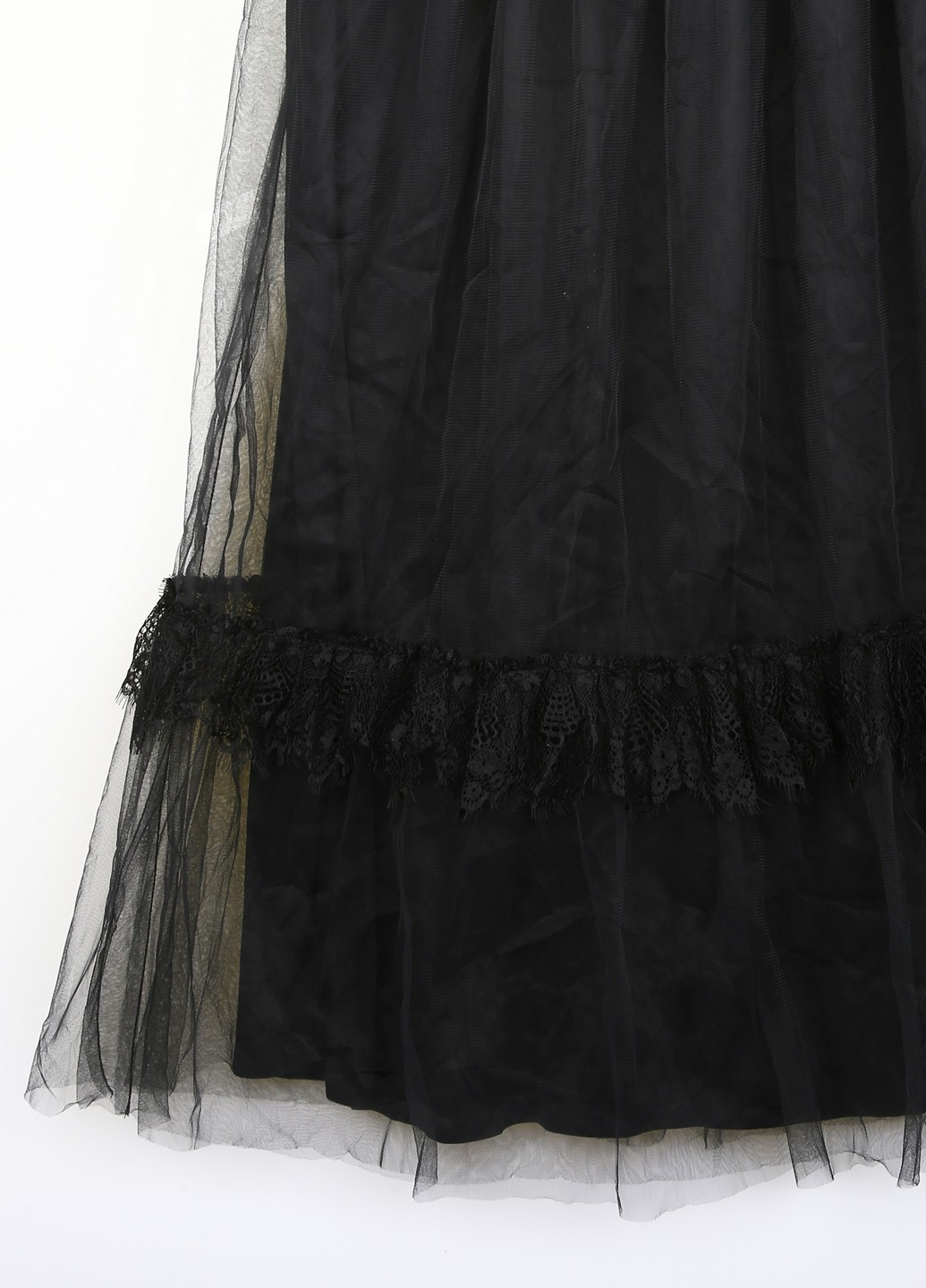 Черная кэжуал однотонная юбка TRG