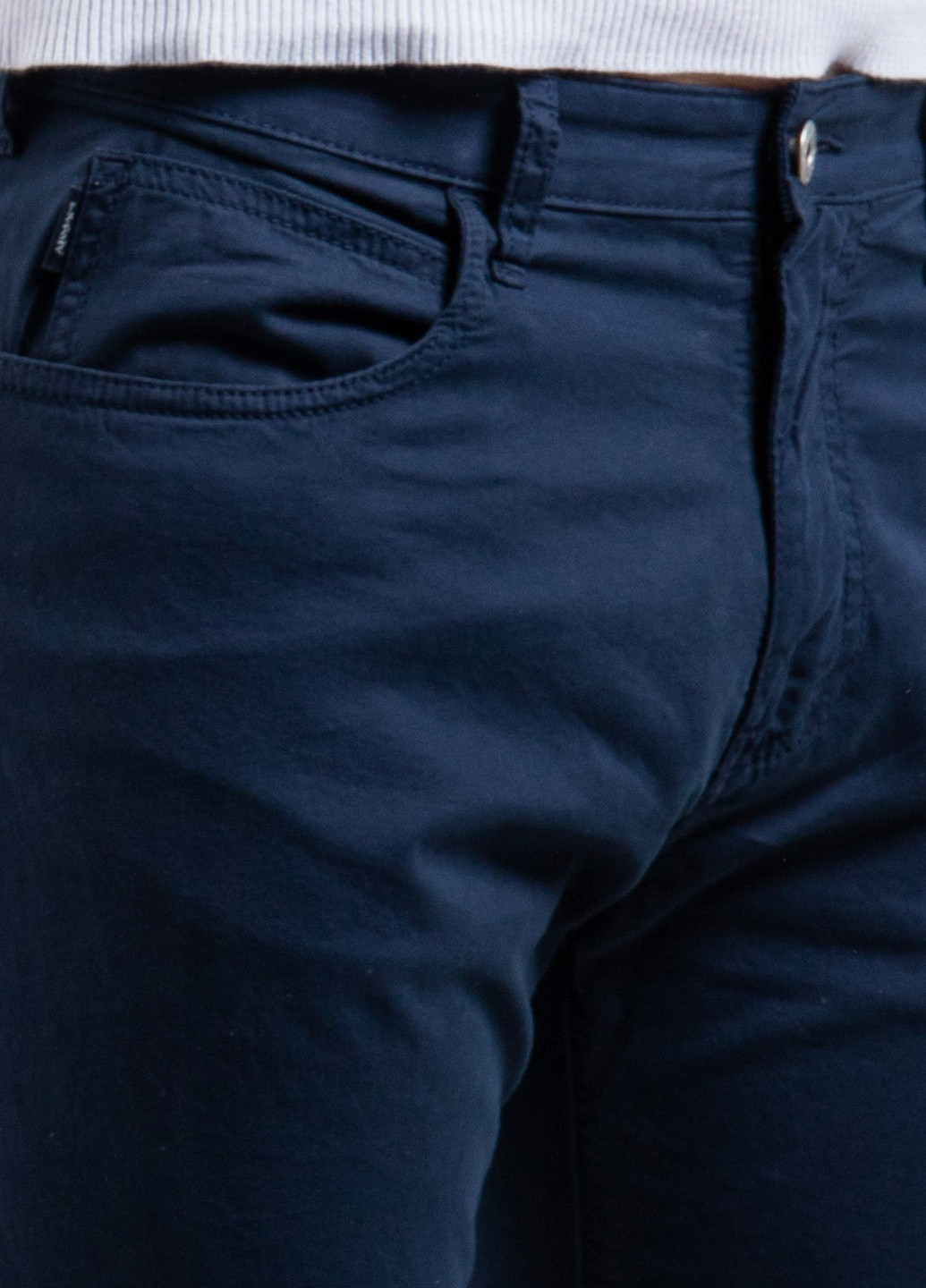 Синие кэжуал демисезонные брюки Emporio Armani
