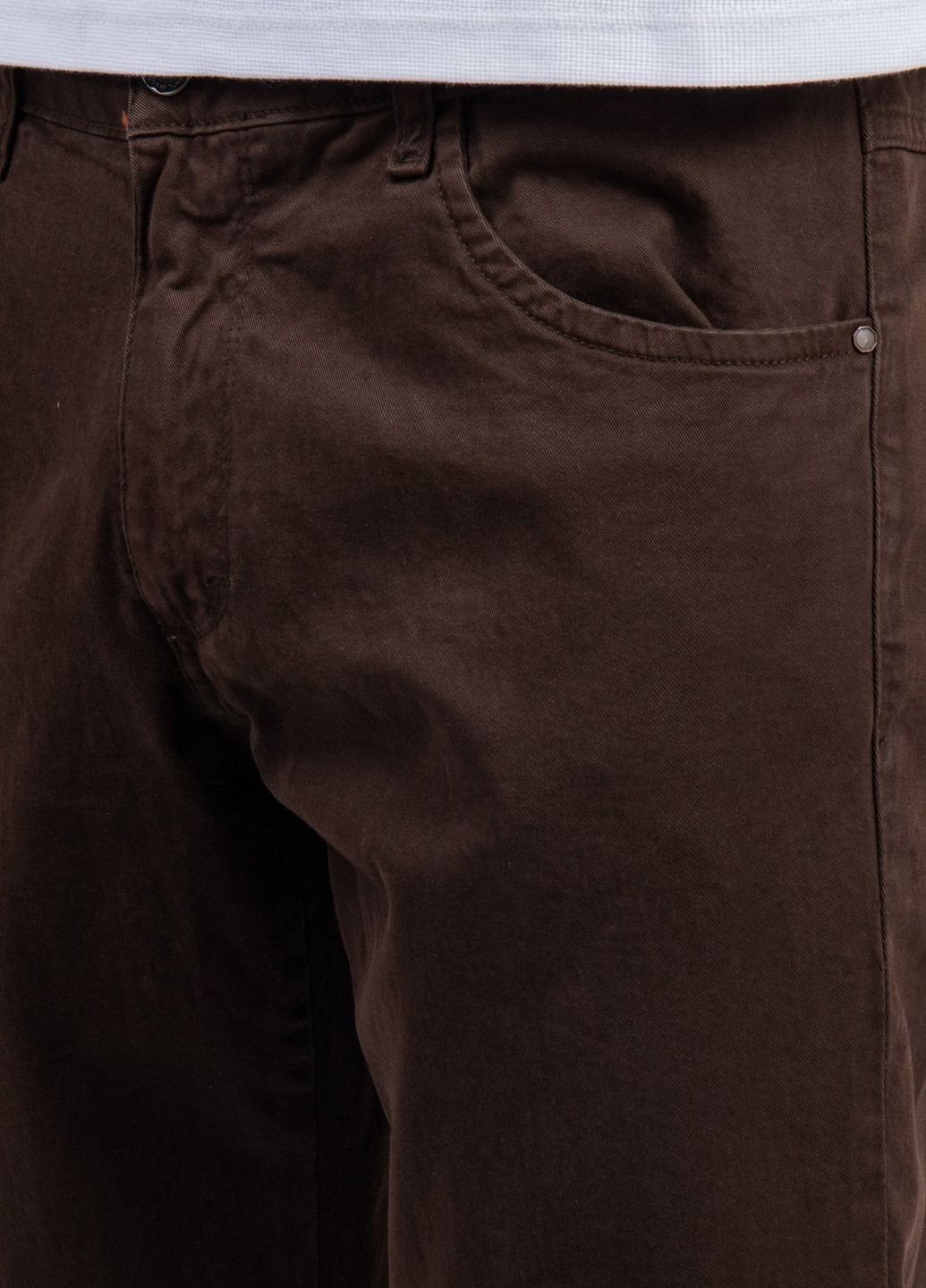 Коричневые кэжуал демисезонные брюки Mr. Dodo