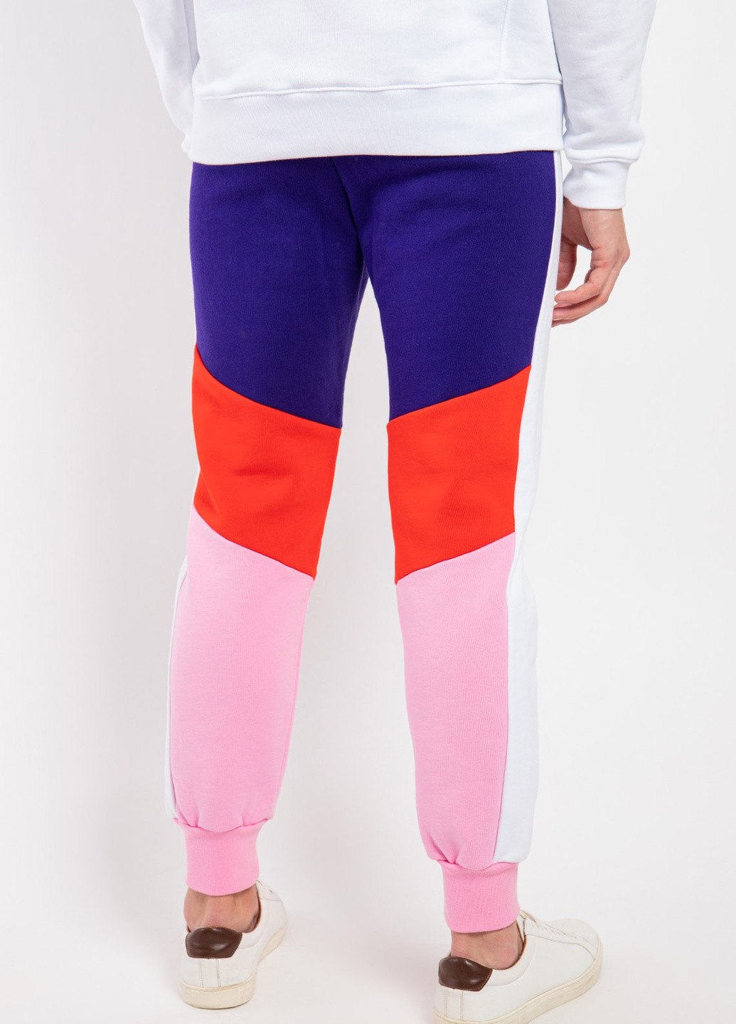 Комбинированные спортивные демисезонные брюки MSGM