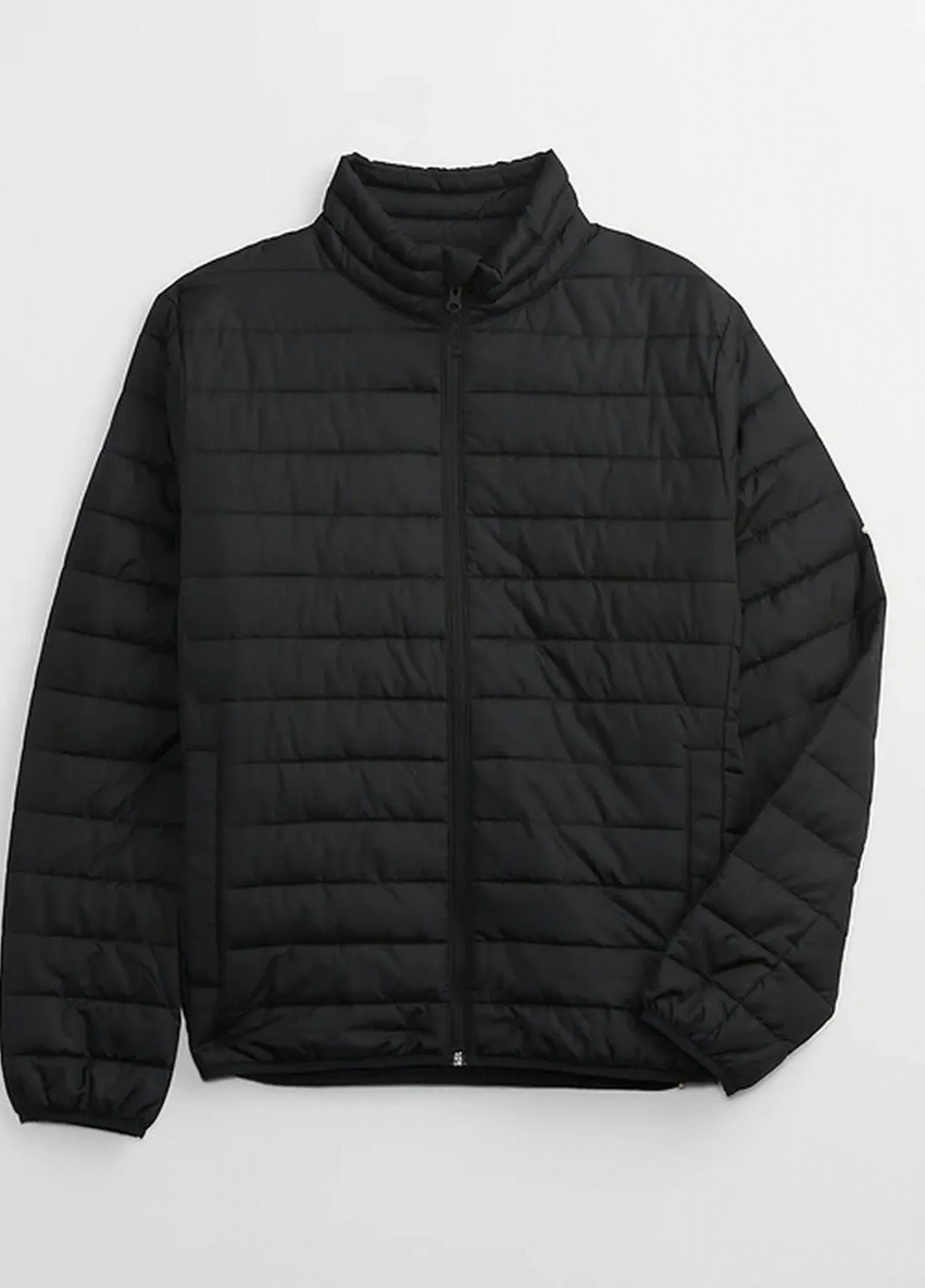 Чорна демісезонна куртка демісезонна Gap 426239 Black