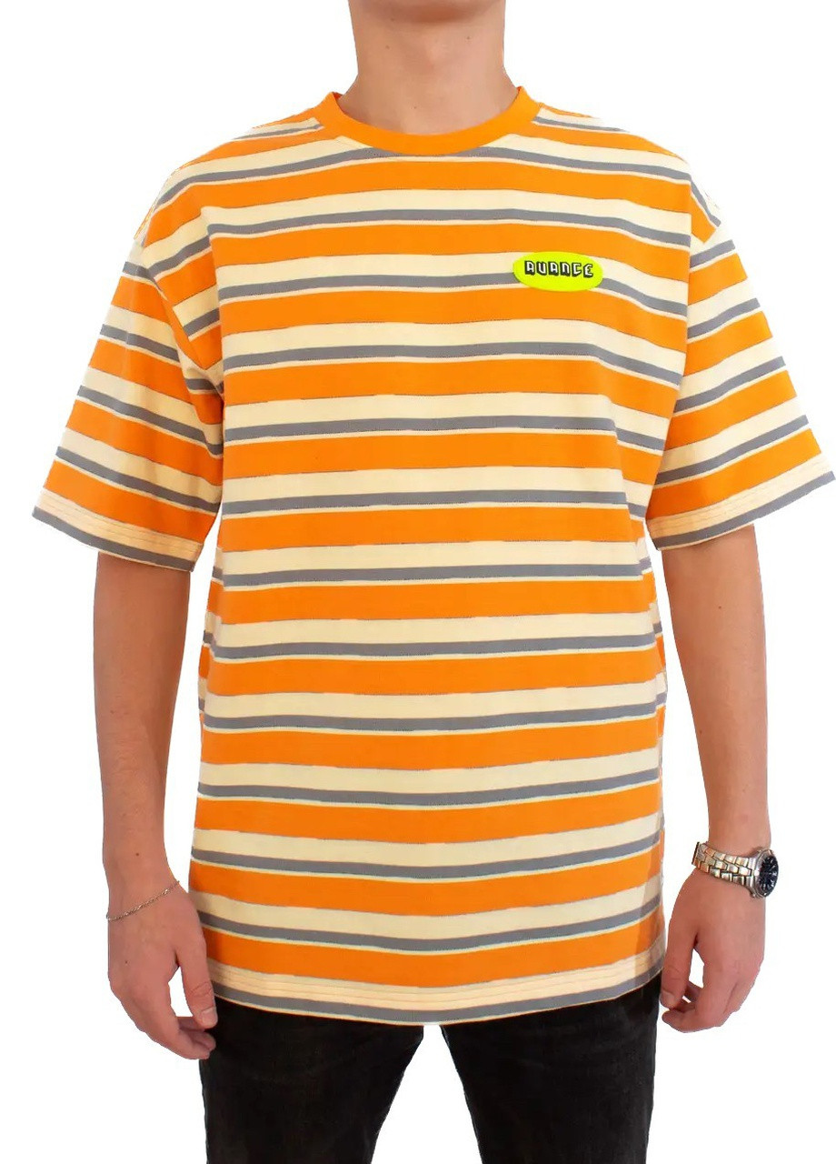 Оранжевая мужская футболка auance l yellow (28972662 l) No Brand