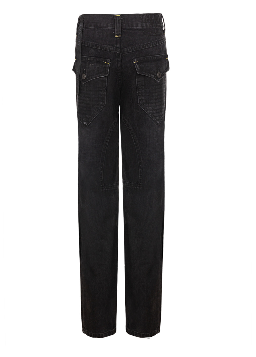 Черные демисезонные прямые мужские черные джинсы skinny John Richmond