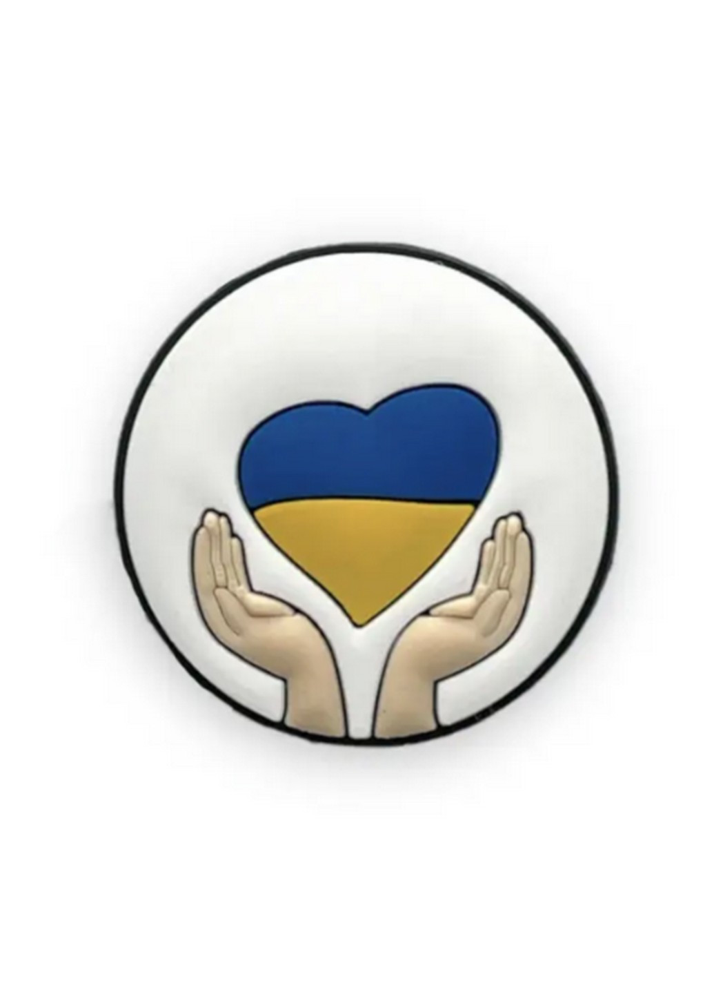 Jibbitz Джібітс Crocs jibbitz прапор серце україни (256718786)