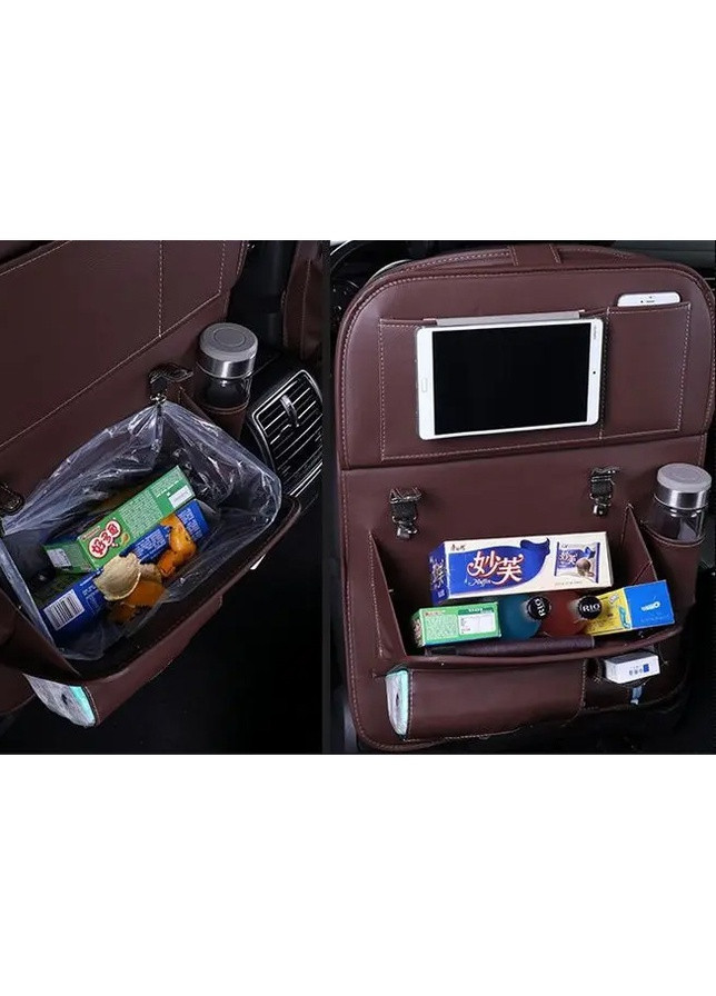 Органайзер на спинку автокрісла Екошкіра (АОС-1012-22) No Brand (256726280)