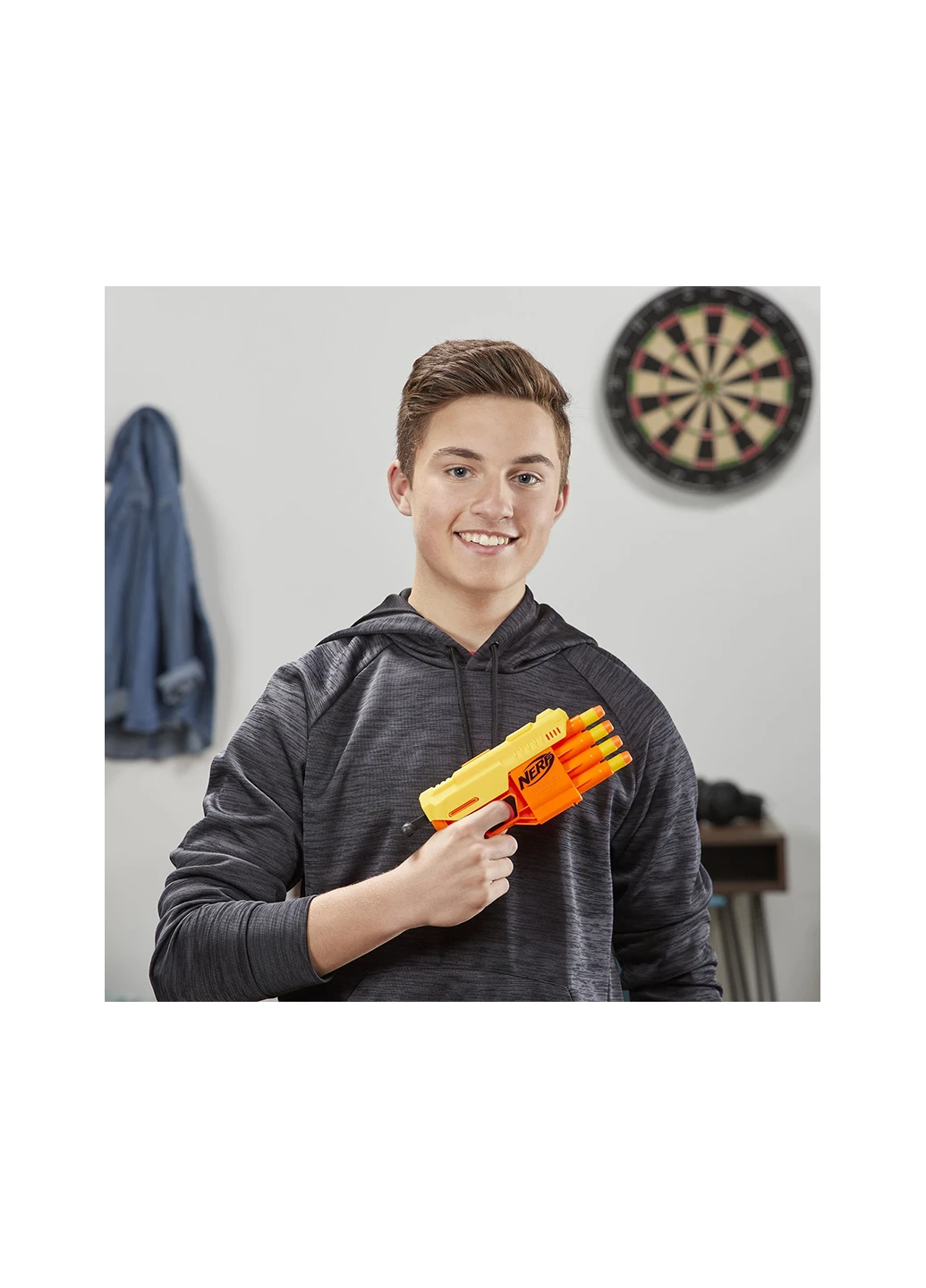 Бластер Hasbro Альфа Страйк Фанг QS-4 E8308 Nerf (256733123)